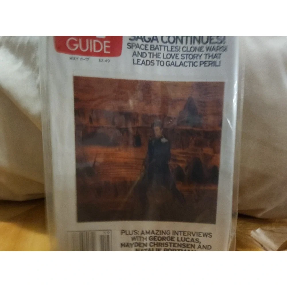 TV‎ Guide Magazine 5x7, #19 Star Wars The Dark Slide, Ep II 3-D May 11-17, 2002